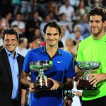 Sergio Massa, Roger Federer y Juan Martin Del Potro. (Foto: Imagen Deportiva)