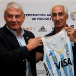Daniel Marcellini y el flamante nuevo DT de Las Leonas. (Foto: Matías Correa Arce)