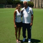 Luciana Aymar junto a Marcelo Garraffo. (Foto: C.A.H.)