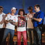 Sebastien Loeb junto a "La Mona" Jimenez.