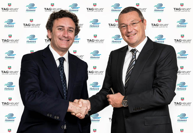 Jean Christophe Babin y Alejandro Agag.