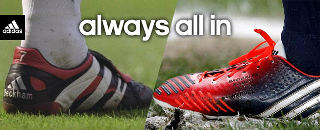 always all in. (Foto: adidas Argentina)