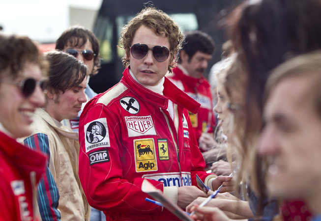 Daniel Brühl es Niki Lauda en "Rush".