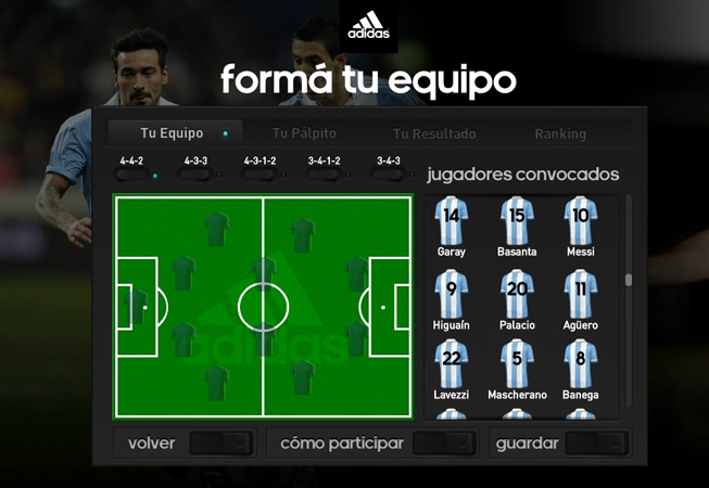 adidas - Formá Tu Equipo 1