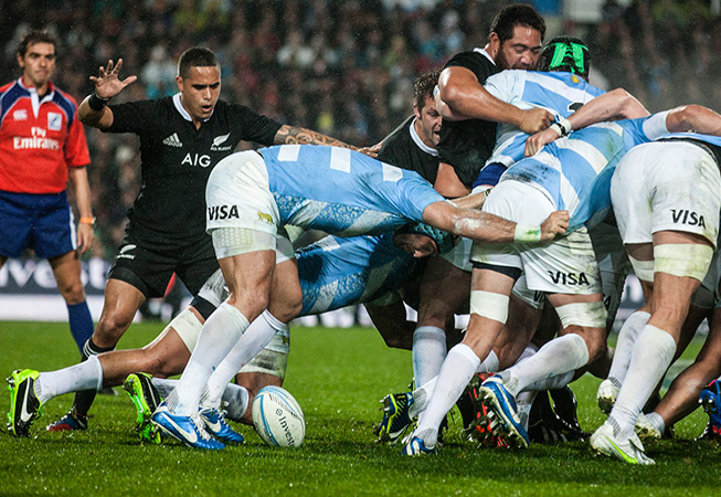 Los Pumas vs. All Blacks. (Foto: Rodrigo Vergara/U.A.R.)