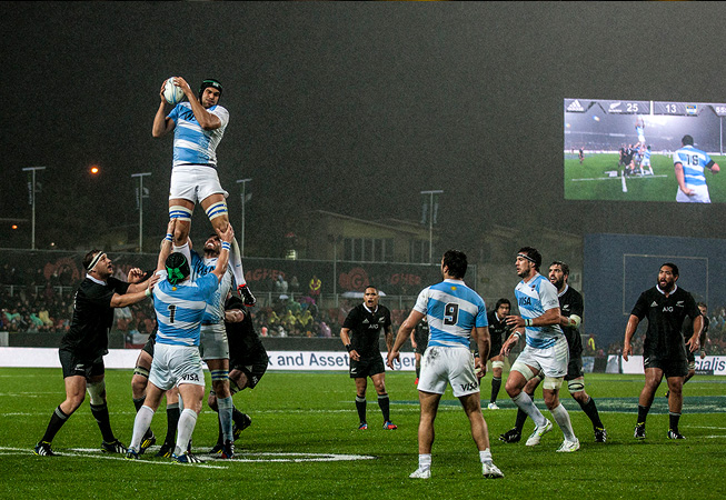 Los Pumas vs. All Blacks. (Foto: Rodrigo Vergara/U.A.R.)