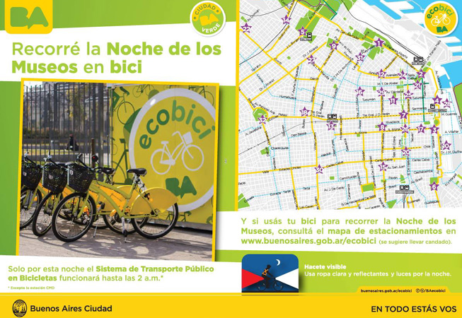 Eco Bici Noche de los Museos