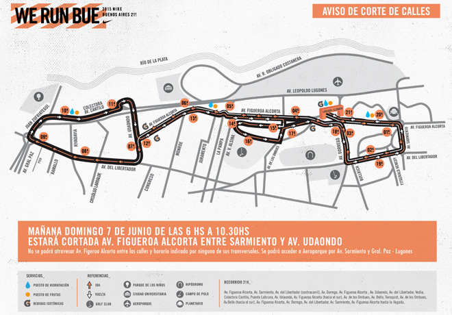 Nike - We Run Bue 21K - Corte de Calles