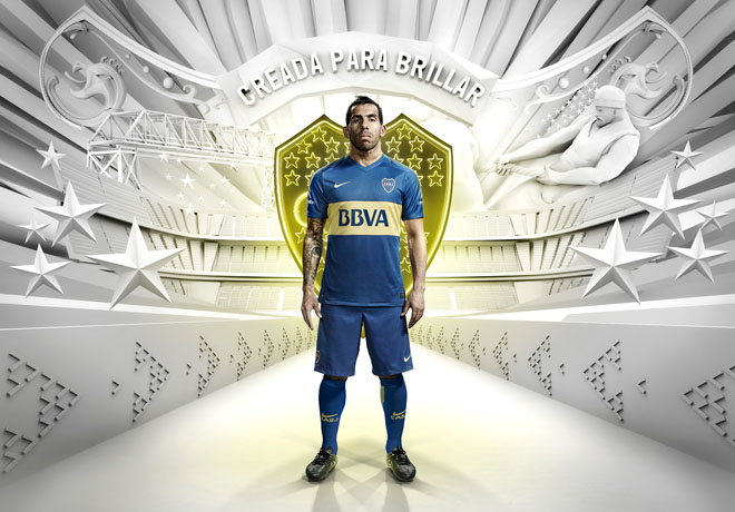 Nike - Camiseta Boca Juniors 2016 - Carlos Tevez 1