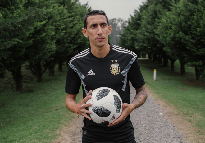 adidas Angel Di Maria - Camiseta-Seleccion Argentina Rusia 2018 - Alternativa