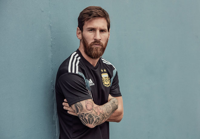 adidas Lionel Messi - Camiseta-Seleccion Argentina Rusia 2018 - Alternativa