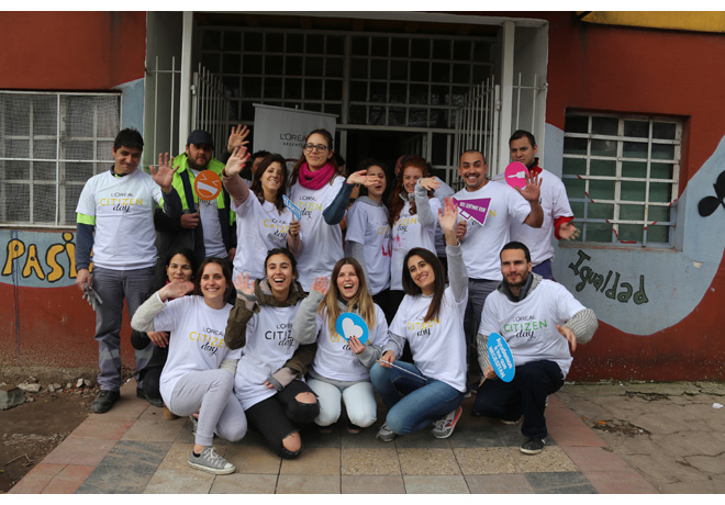 Colaboradores de L'Oreál en el Citizen Day 2018 (2)